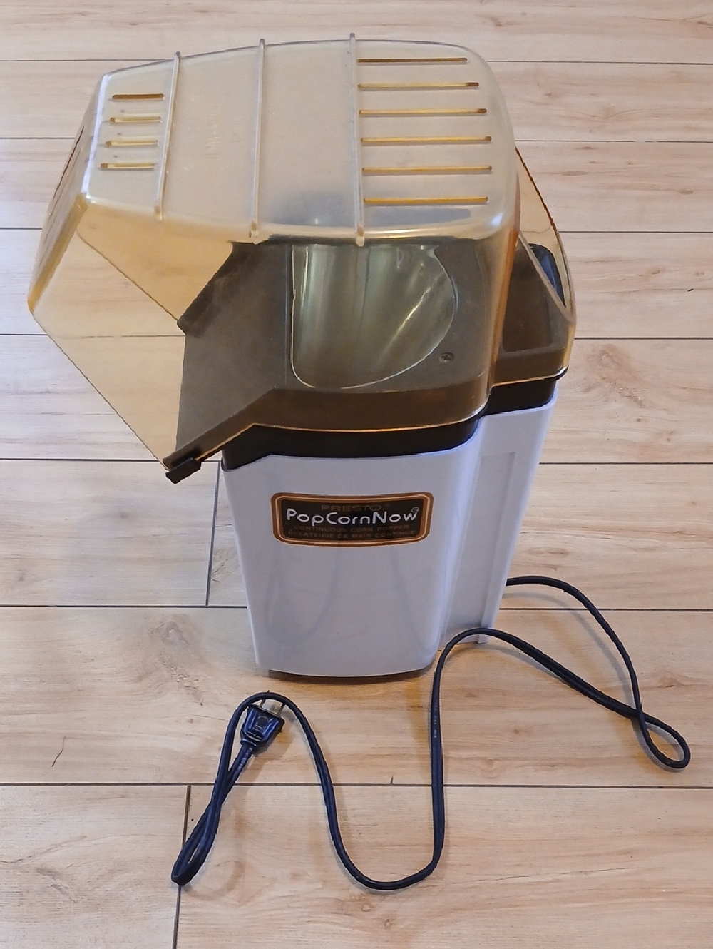Presto PopCornNow Hot Air Popcorn Maker Machine - Tested